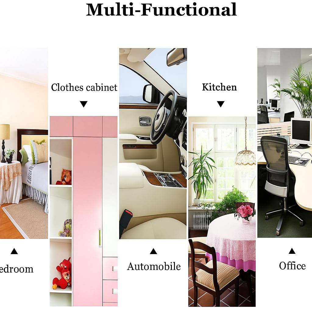 Microfiber Cleaning Duster Brush for Car, Home, Kitchen & Computer | Small Washable Car Mini Duster with Handle for Cleaning Car Exteriors and Interiors (Medium Duster)